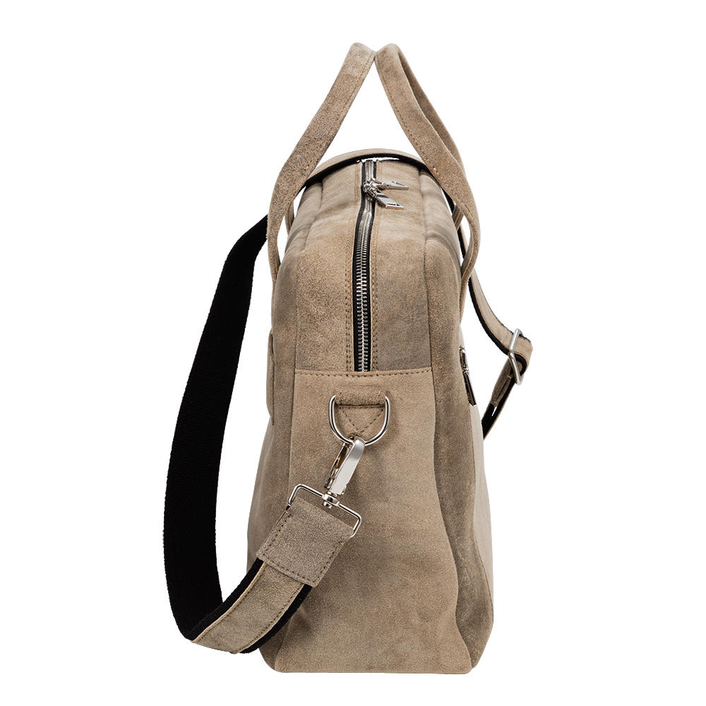 Laptoptasche, Ziegenvelours, sand