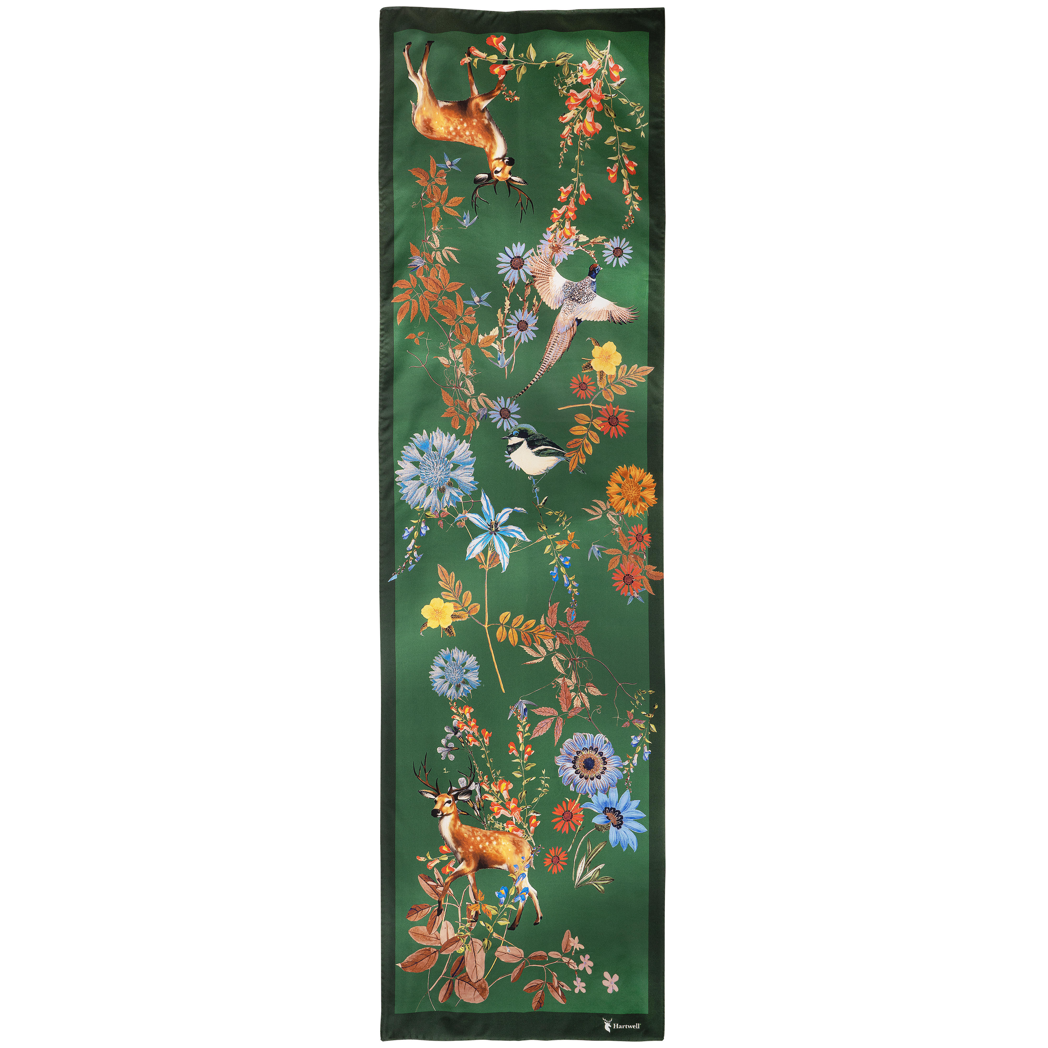 Hartwell »Sabrina« Silk Scarf, Green