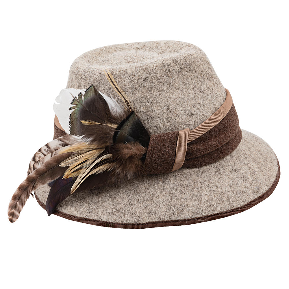 Damenhut »Lale«, mit Federschmuck