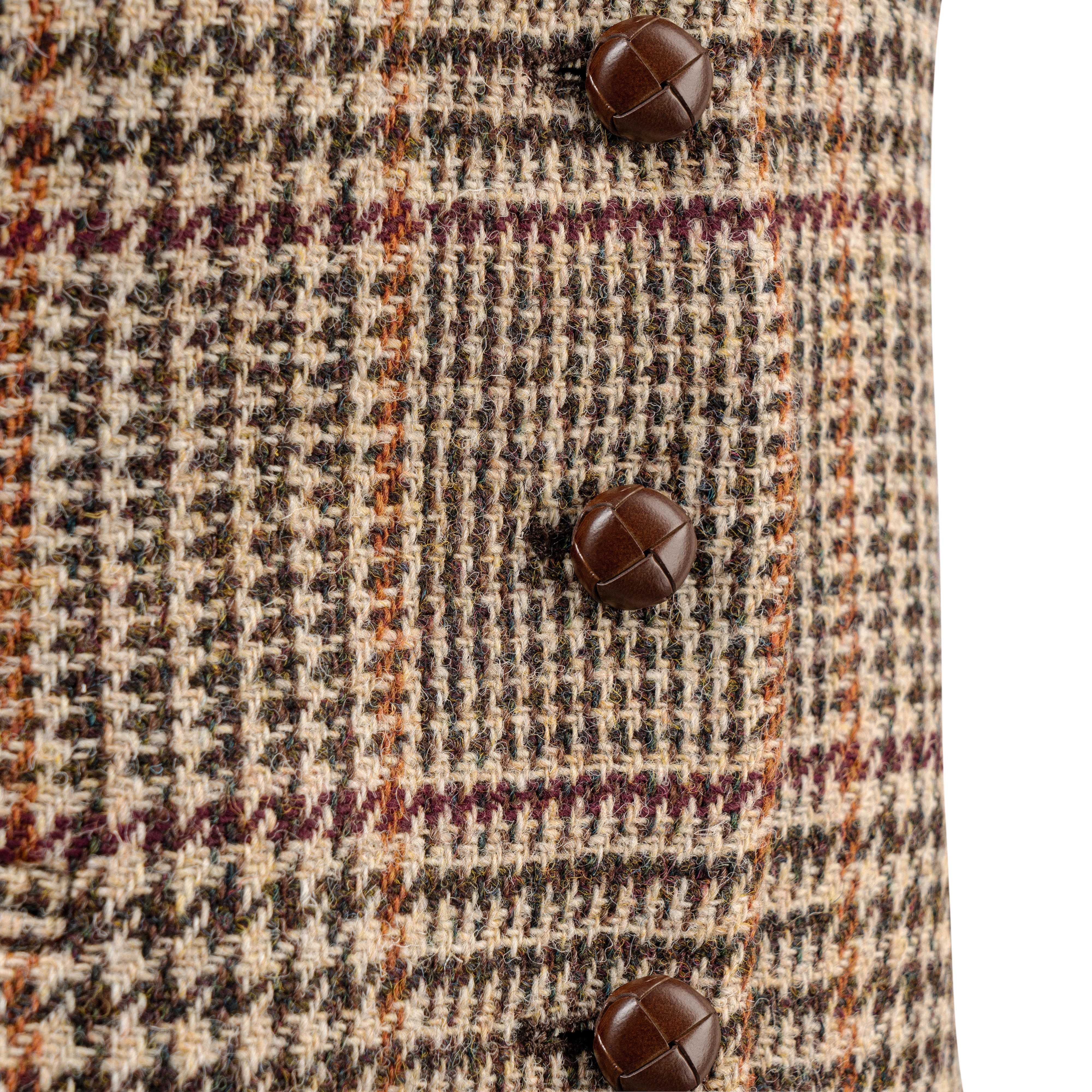 Gilet en tweed pour femme » Eve «, motif pied-de-poule