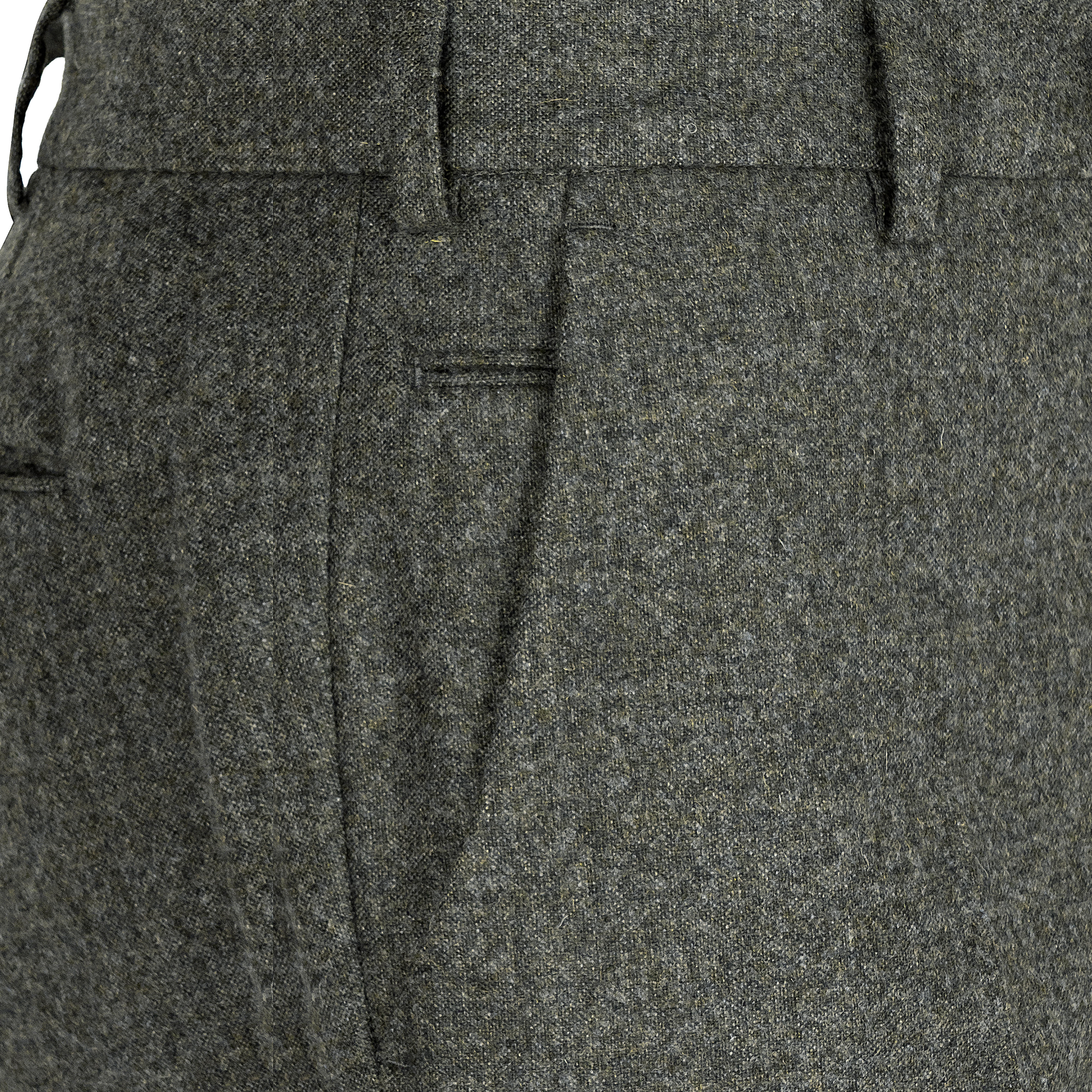 Meyer »Bonn« Men's Wool Trousers, Loden Green