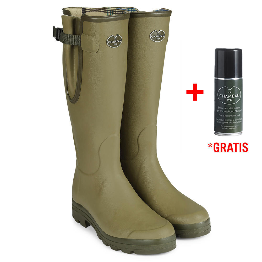 Le Chameau »Vierzon« Men's Rubber Boots, Jersey Lining