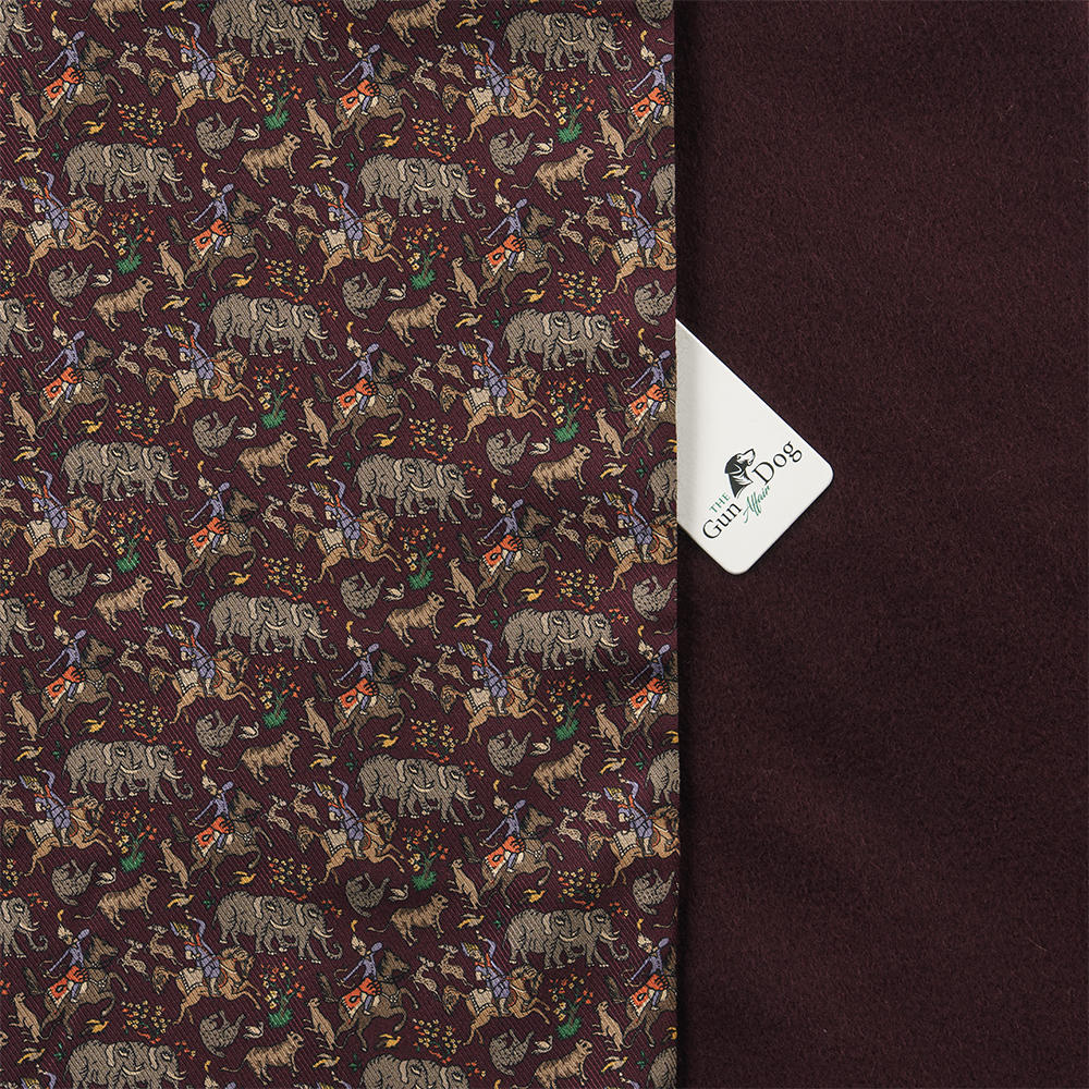 Doubleface Scarf, »Elephant«, Cashmere/Silk
