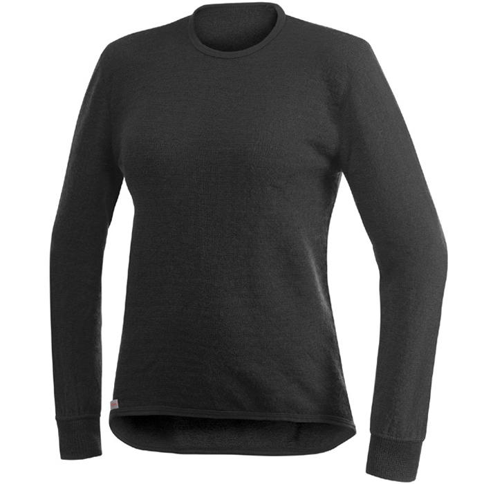 Woolpower® Long-Sleeved Crewneck, Black, 200 g/m²
