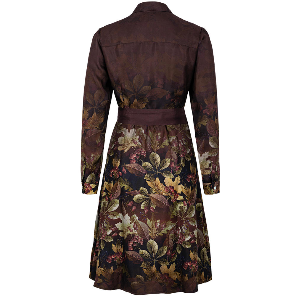 Seidenkleid Allover Print