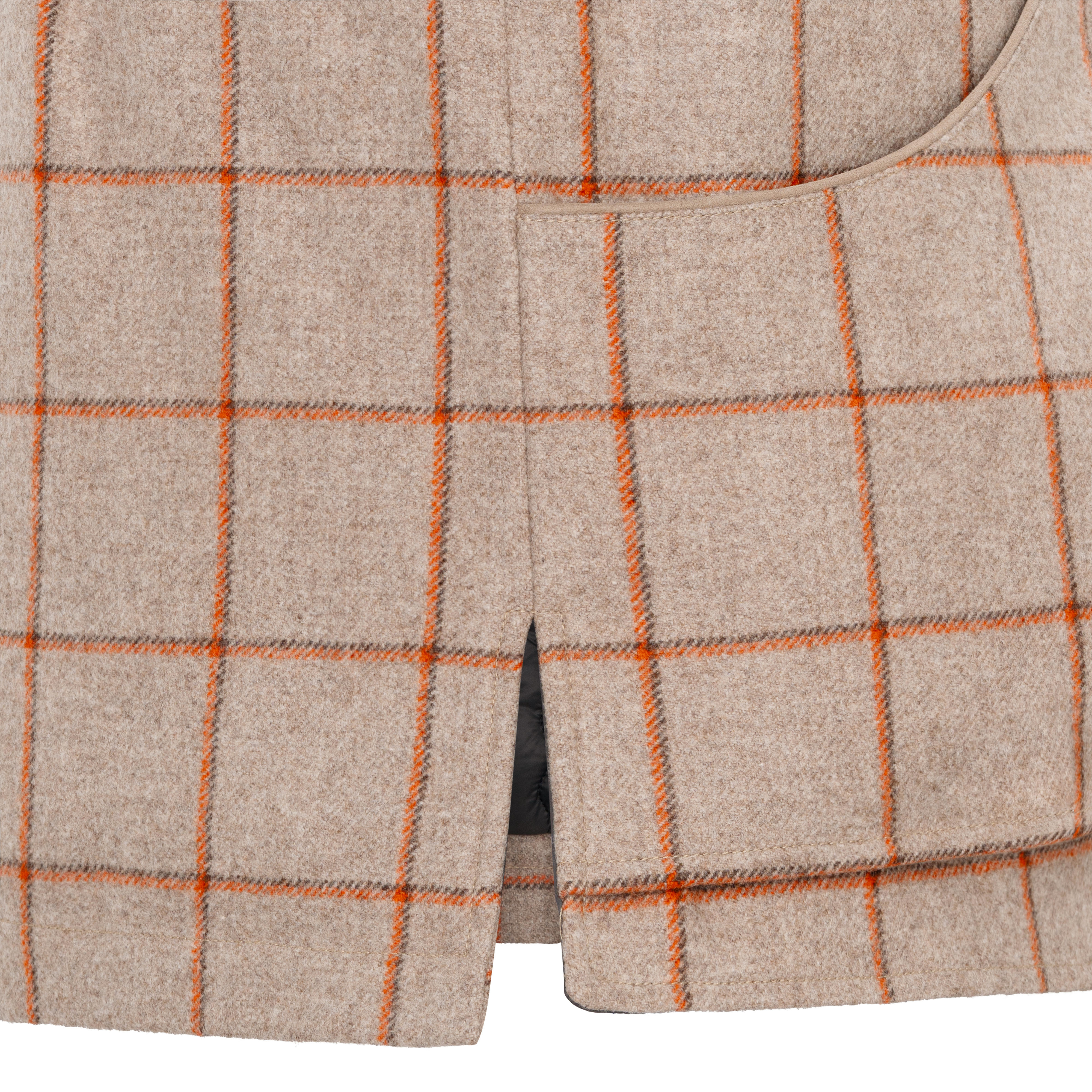 The GunDog Affair »Mersey« Men's Shooting Vest, Beige/Orange