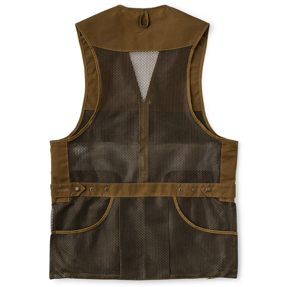 Filson Light Shooting Vest, dark tan