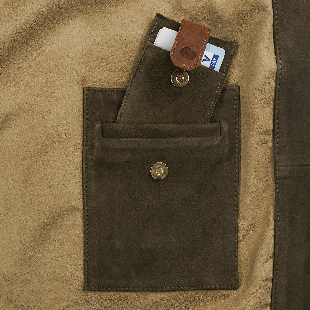 Herren Leder-Duffle Coat »Marshal«