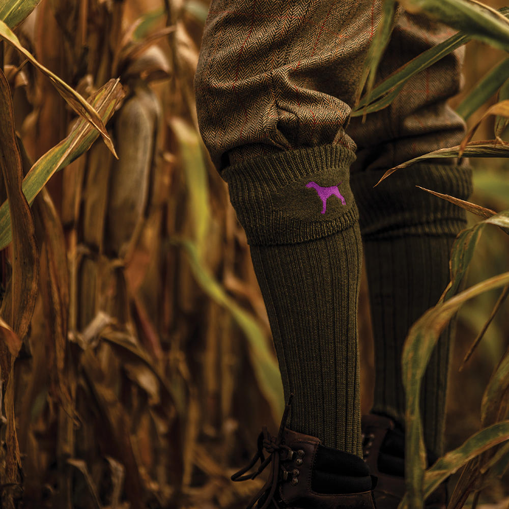 House of Cheviot »Lady Buckminster« Ladies Shooting Socks, dark olive