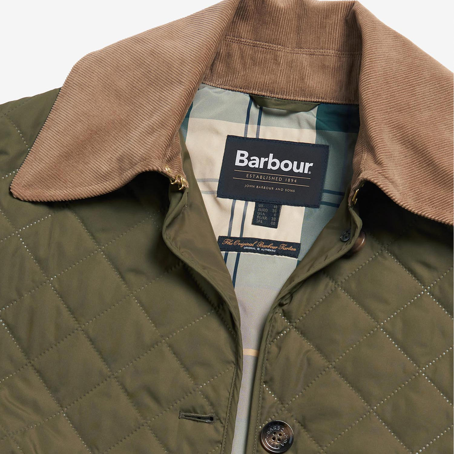 Manteau matelassé pour femme Barbour » Lockton «