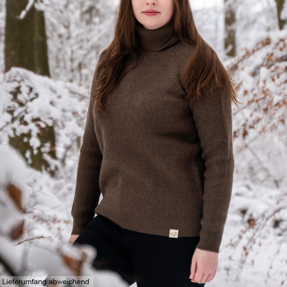 Rollkragenpullover aus Yakwolle