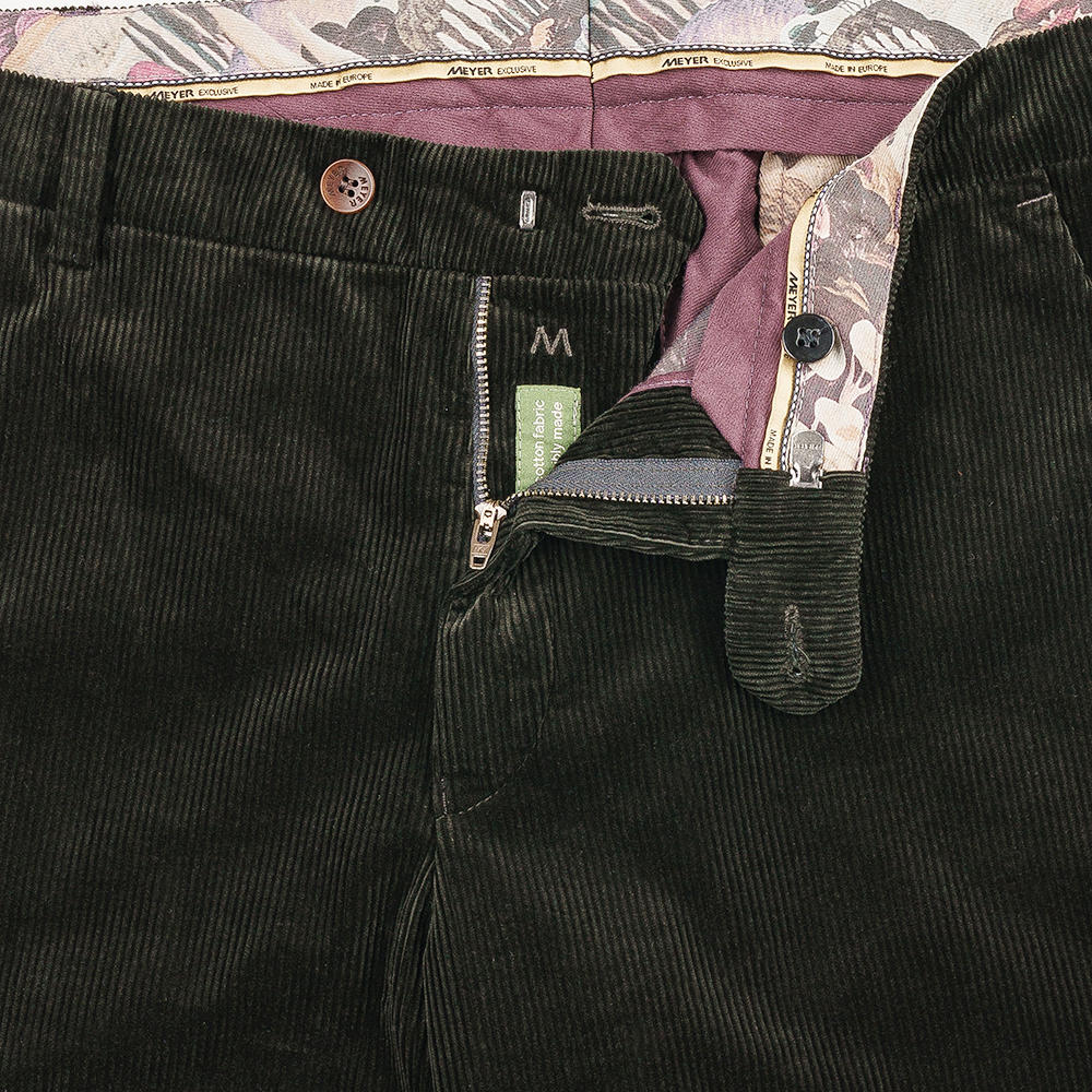 Meyer »Bonn« Men's Cashmere Corduroy Trousers
