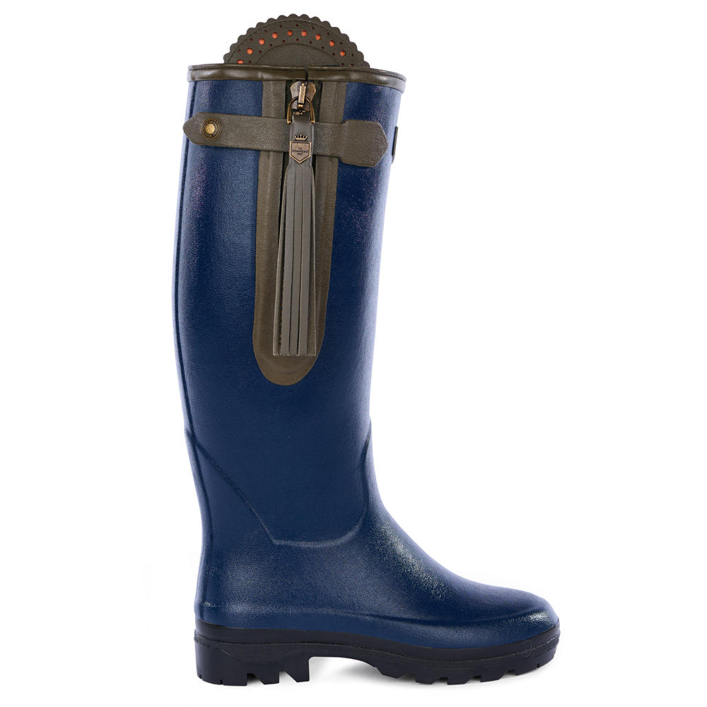 Le Chameau »L'Alliance« Ladies’ Rubber Boots, Neoprene Lining, Navy