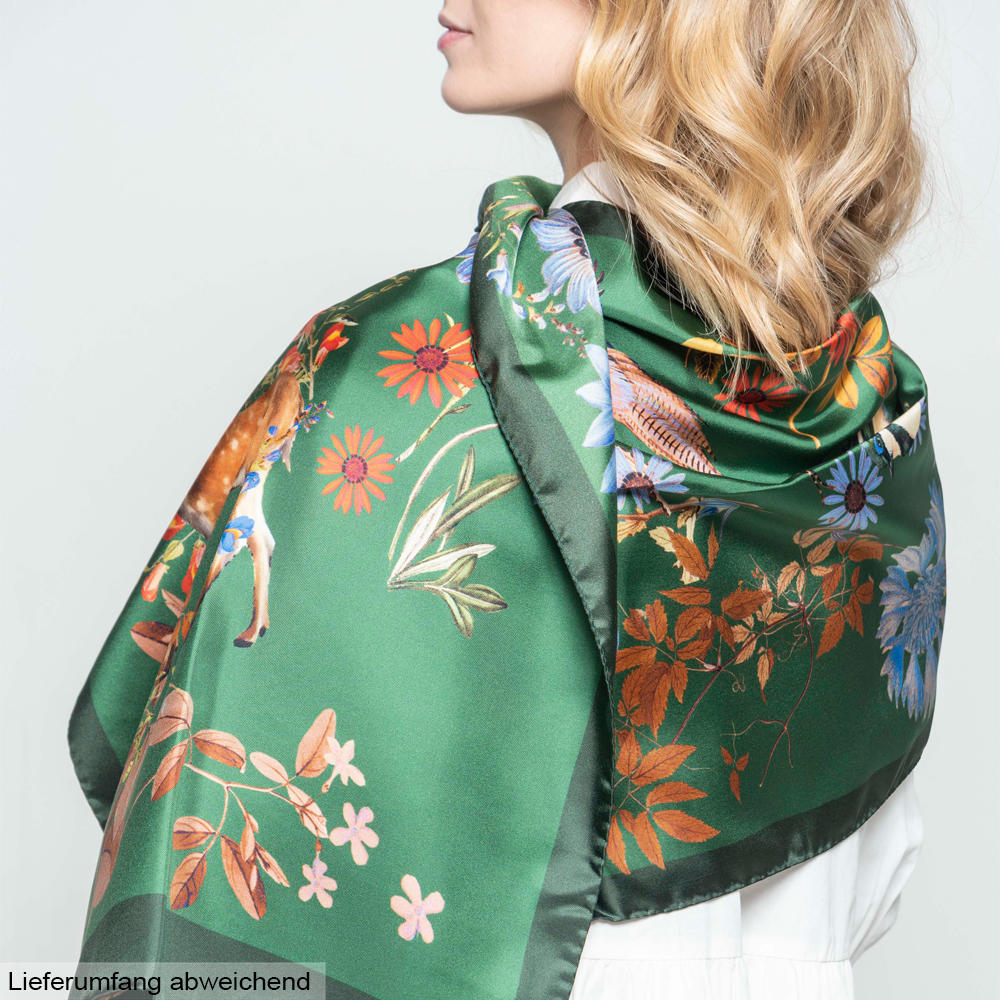 Hartwell »Sabrina« Silk Scarf, Green
