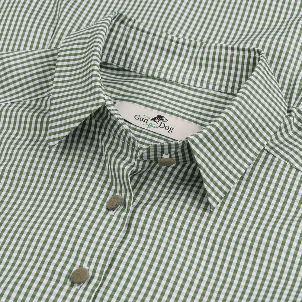 Chemise pour femme Gingham avec patchs