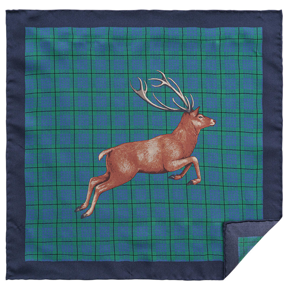 green-blue chequered