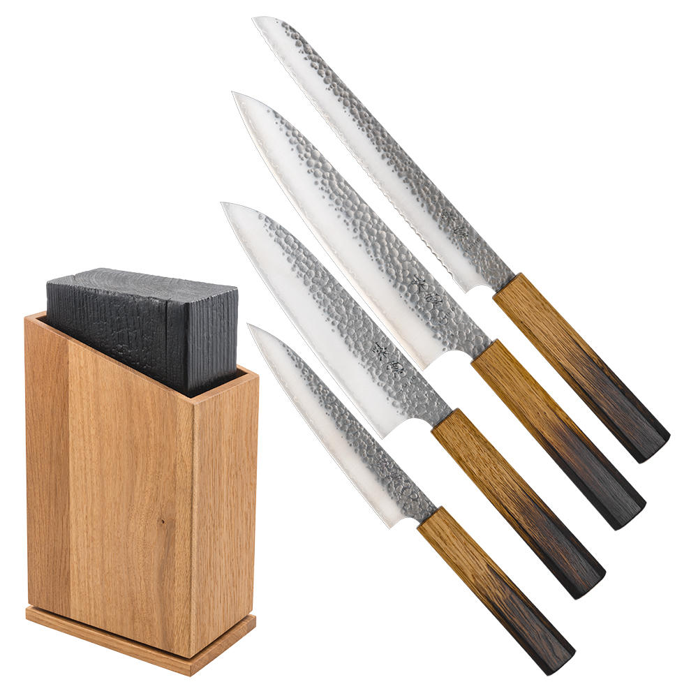 Jeu de couteaux Seki Yakisugi Hocho, 5 pièces