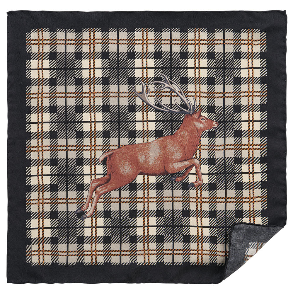 beige-black chequered