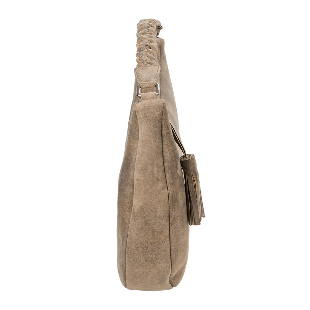 Damen Handtasche, Ziegenvelours