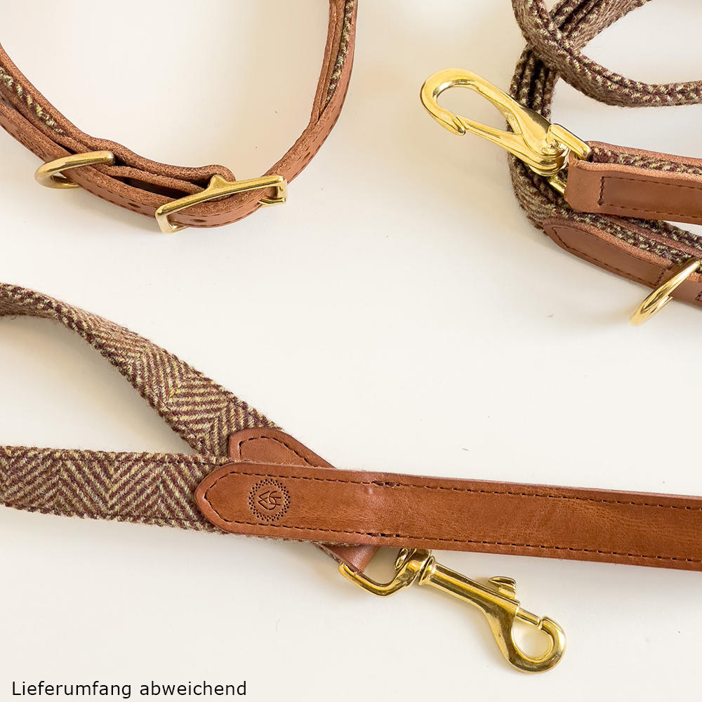 Helen Wells »Tweed Classic« Dog Collar, Beech, XXL 