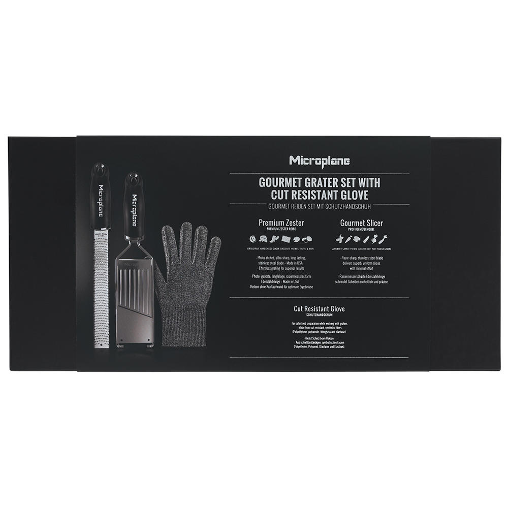 Microplane® Gourmet Set, 3-teilig
