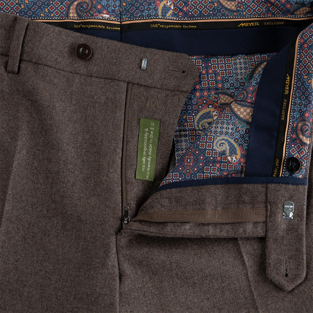 Meyer »Bonn« Men's Flannel Trousers