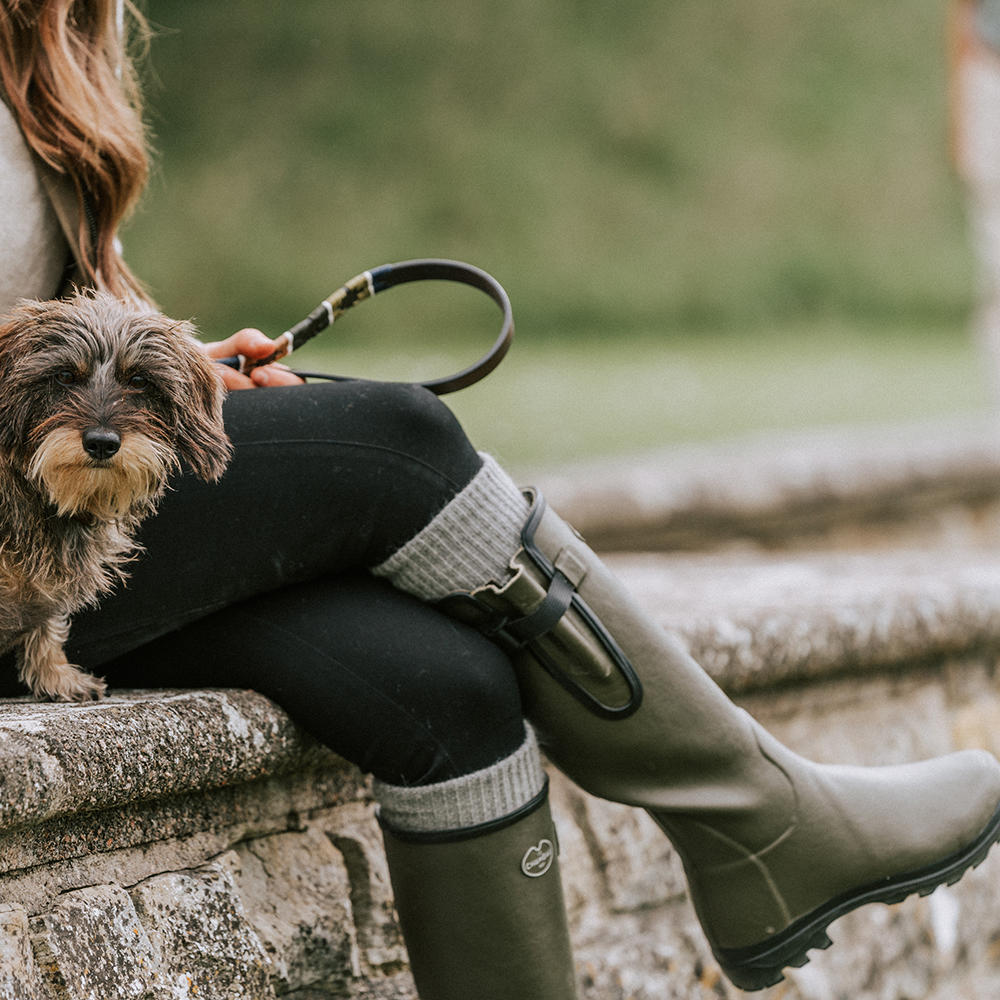 Le Chameau Damen-Gummistiefel Vierzonord, Neoprenfutter