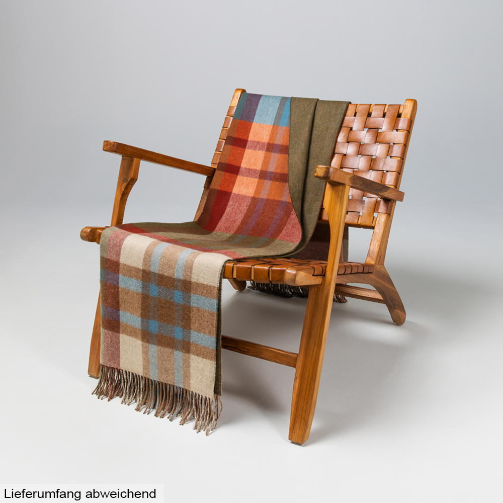 Johnstons of Elgin Kaschmir-Decke, Doubleface, deveron check