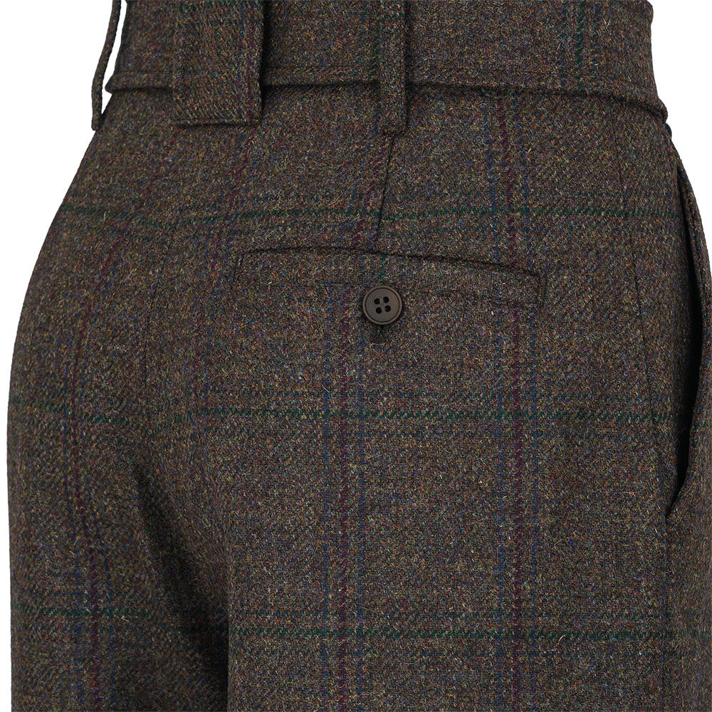 Purdey High Waist Damen Tweed Breeks, Eden