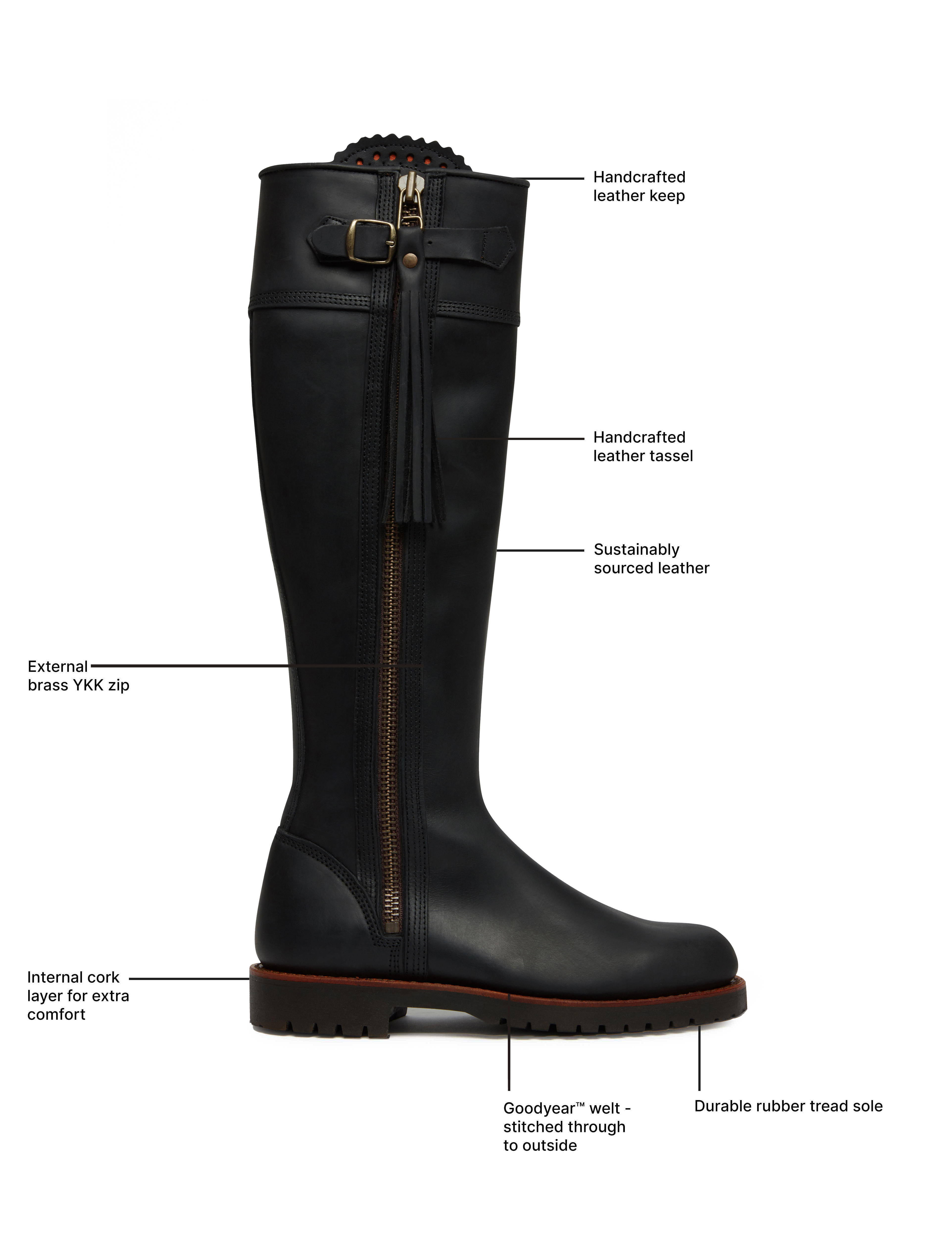 Penelope Chilvers Ladies Standard Tassel Boots