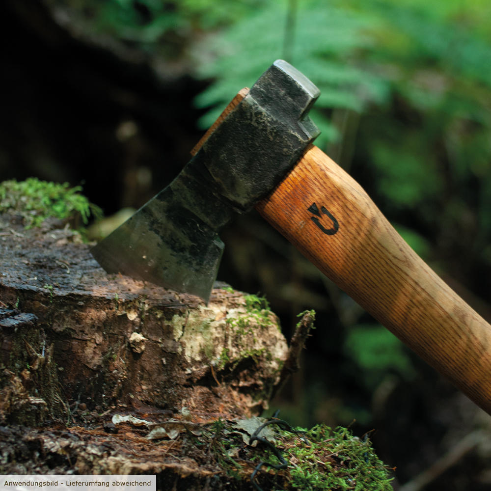 DICTUM® Bushman Axt mit Lederscheide