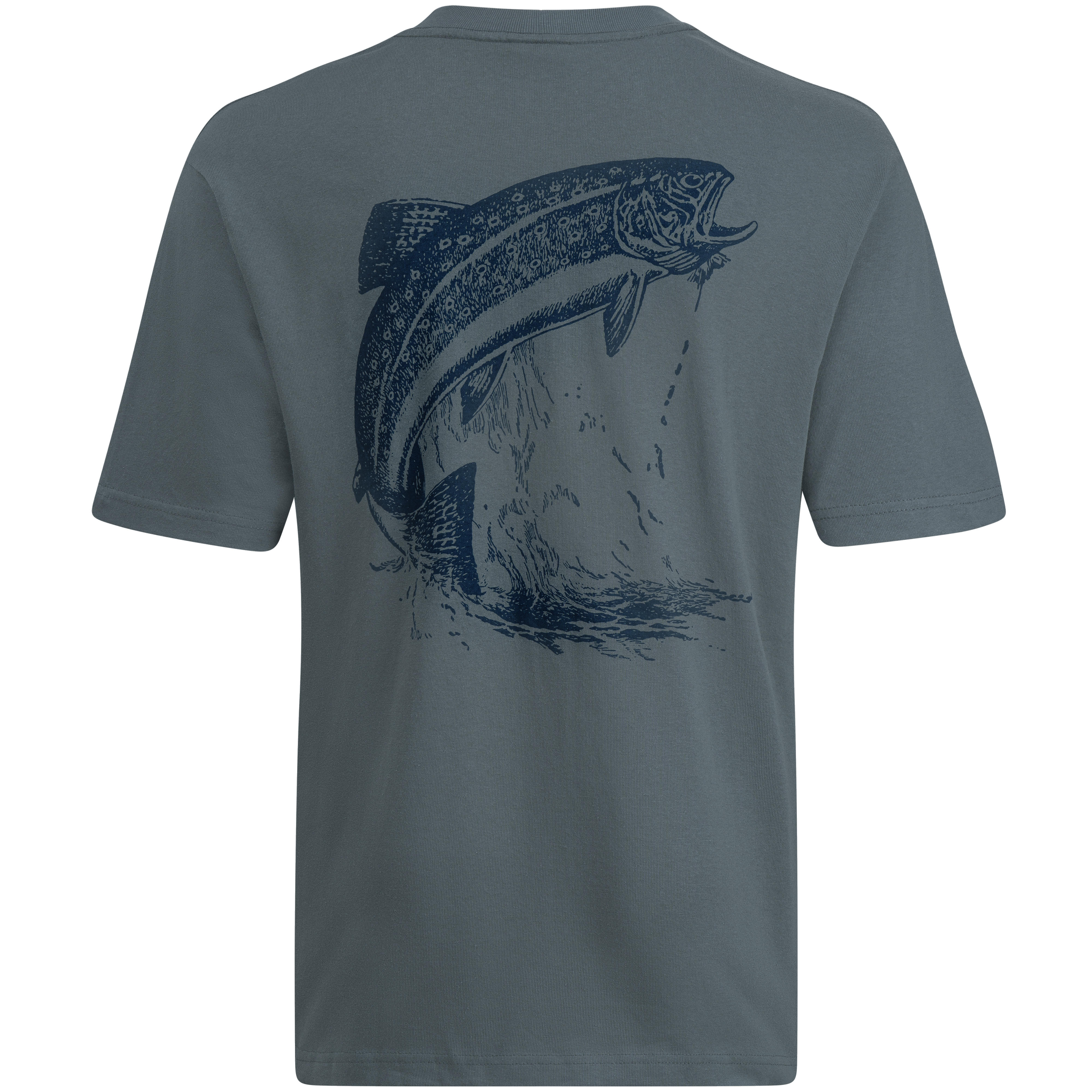 Filson S/S Pioneer Graphic T-Shirt, Balsam Green/Salmon
