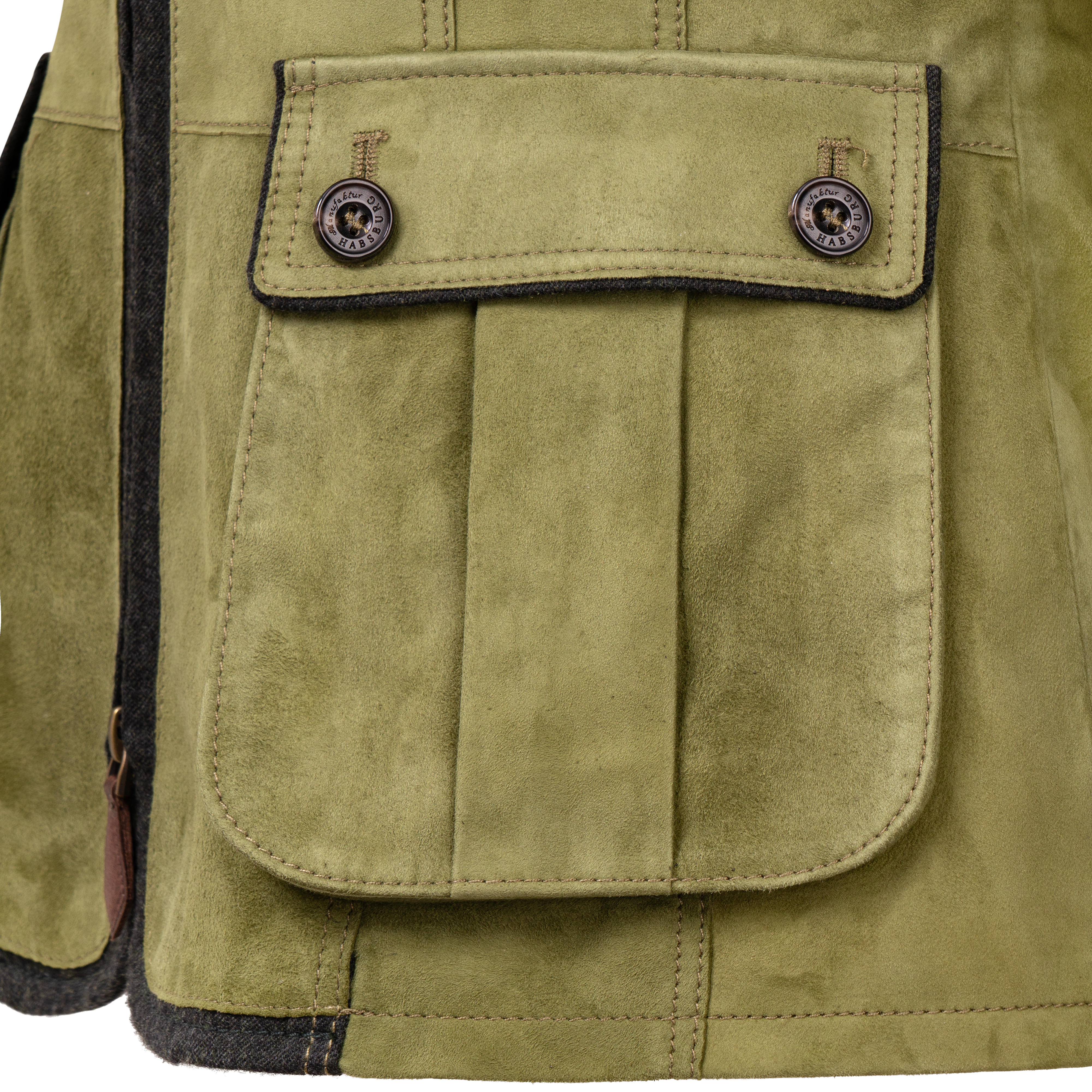 Veste tricotée en cuir pour femme Habsburg » Kaltenbrunn «
