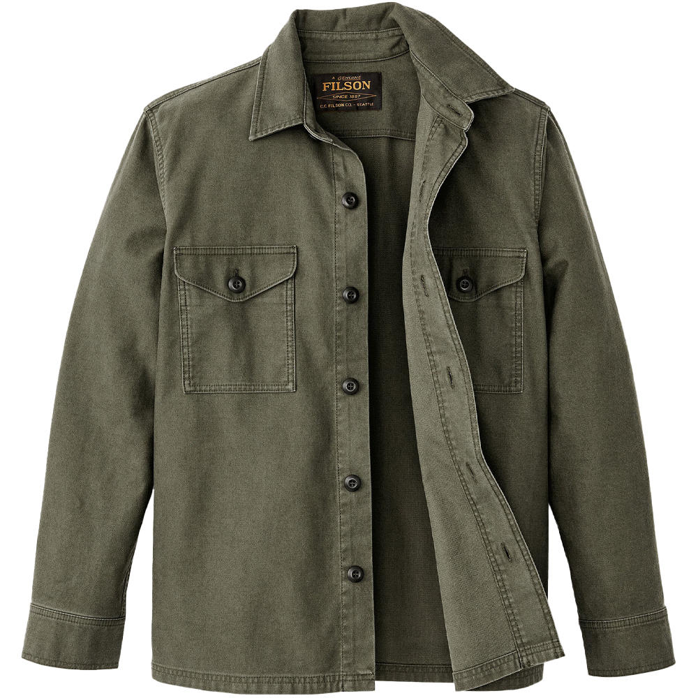 Filson Clarkston Jac-Shirt, Surplus Green