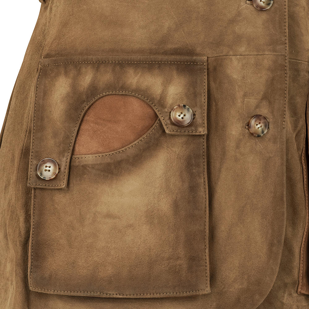 Damen Leder-Jagdweste »Shooter Lady«